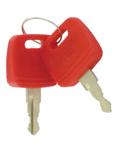 Par de Llaves Originales para Cerradura Tractores John Deere