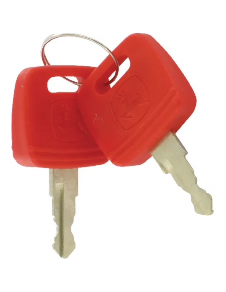 Par de Llaves Originales para Cerradura Tractores John Deere