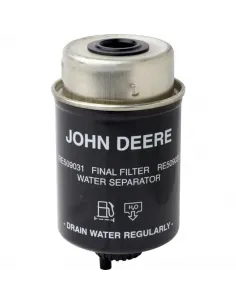 Filtro Separador de Agua / Combustible Ø79/69 Altura 143mm Original para Tractores John Deere de la serie 6005 y 6020