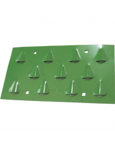 Chapa retenedora paja boca rana empacadora John Deere