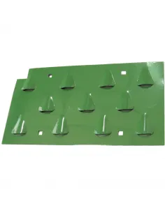 Chapa retenedora paja boca rana empacadora John Deere con rebaje