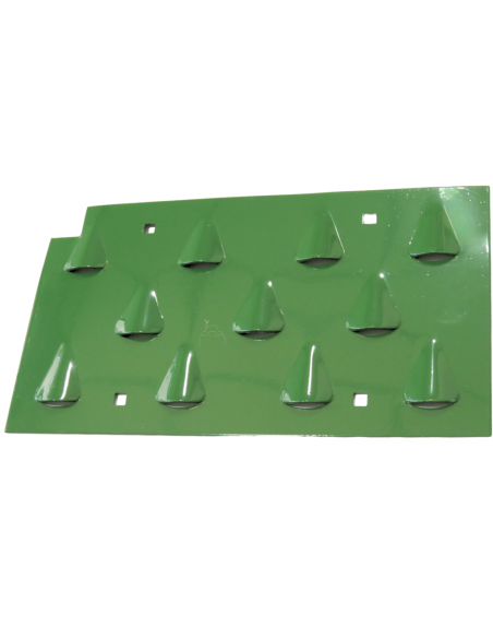 Chapa retenedora paja boca rana empacadora John Deere con rebaje