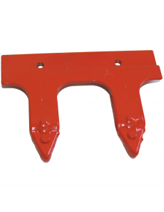 Dedo doble desmontable segadora  Gaspardo FBR agujeros roscados 13013270