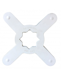 Estrella peladora almendra universal Simple Blanda 170mm cuadrado 40mm