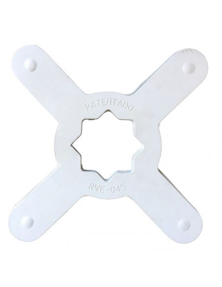 Estrella peladora almendra universal Simple Blanda 170mm cuadrado 40mm