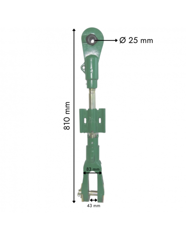 Brazo tensor vertical tractor John Deere Categoria 3 s/6000-6010-6020-6030