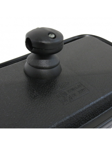 Espejo retrovisor 320 x 187 mm varilla Ø 16-18 mm curvo homologado 