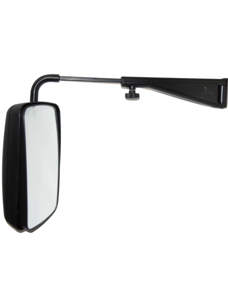 Espejo retrovisor 380 x 200 mm con soporte telescópico derecho