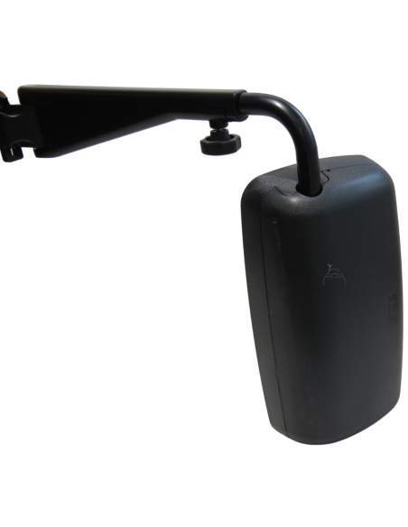 Espejo retrovisor 380 x 200 mm con soporte telescópico derecho