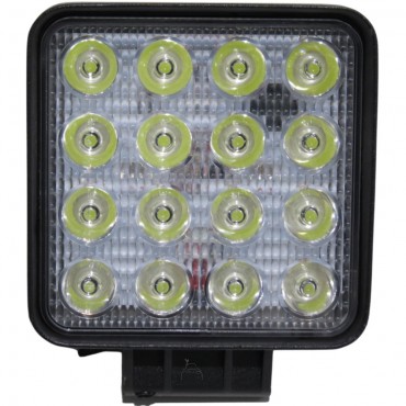 Faro de Trabajo Cuadrado de 16 Leds 106x106x35