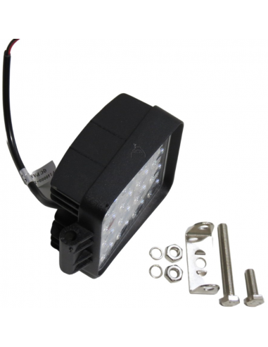 Faro de Trabajo Cuadrado de 16 Leds 106x106x35