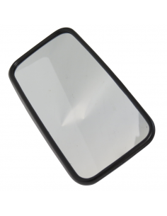 Espejo retrovisor curvo tractor 372x185mm para varilla Ø17mm