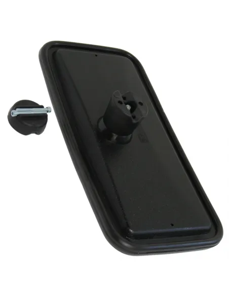 Espejo retrovisor curvo tractor 372x185mm para varilla Ø17mm