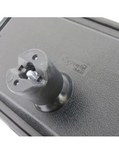 Espejo retrovisor curvo tractor 372x185mm para varilla Ø17mm