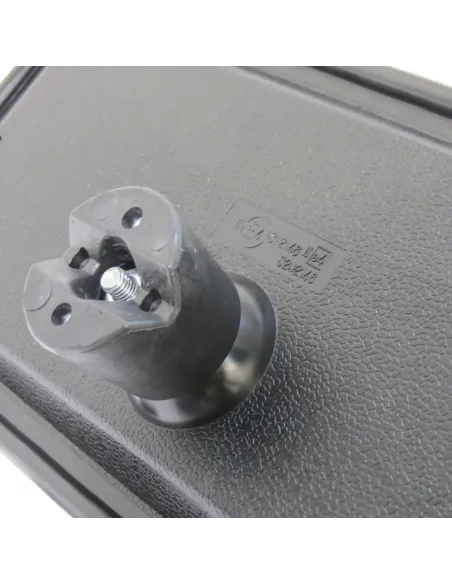 Espejo retrovisor curvo tractor 372x185mm para varilla Ø17mm