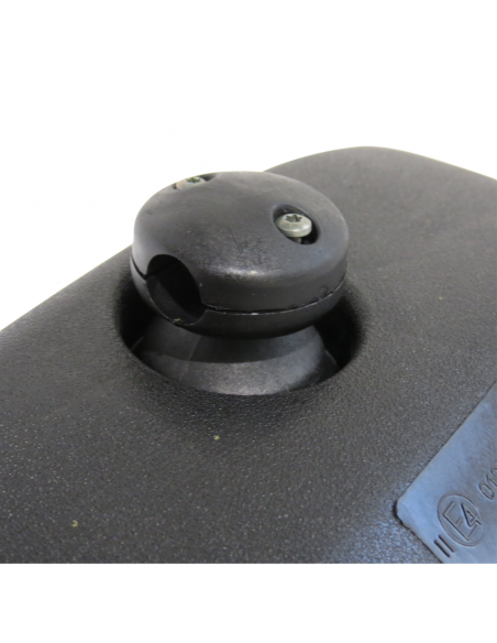 Espejo retrovisor 379 x 192 mm varilla Ø 16 -18 curvo homologado