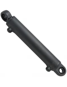 Cilindro hidráulico dirección tomas alineadas tractor Fiat, Ford, New Holland