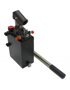 Bomba Hidráulica manual 25cc doble efecto con depósito de 3 litros