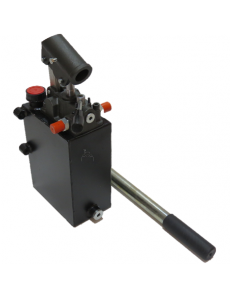 Bomba Hidráulica manual 25cc doble efecto con depósito de 3 litros