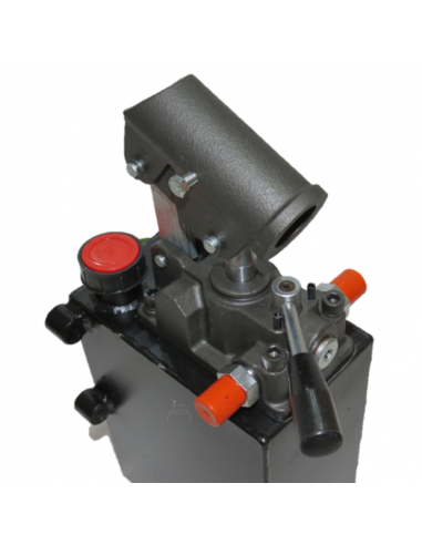 Bomba Hidráulica manual 25cc doble efecto con depósito de 3 litros