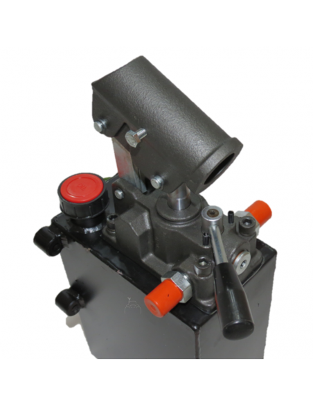 Bomba Hidráulica manual 25cc doble efecto con depósito de 3 litros