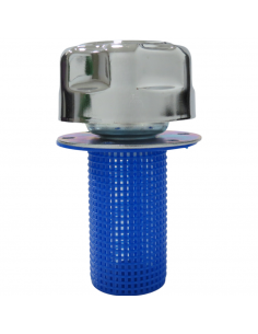Tapón metálico rosca 1/2" con filtro cesta para depósitos aceite hidráulico