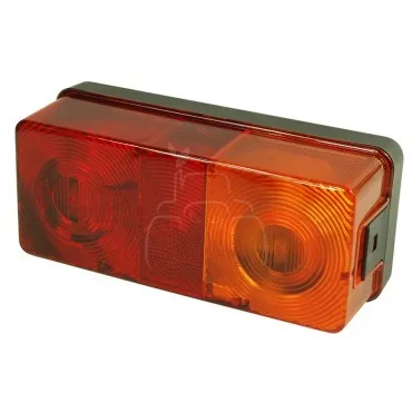 Piloto trasero derecho con clips - 170 x 75 mm Case, John Deere 3145943R91