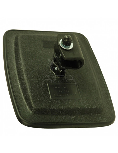 Espejo retrovisor 235 x 178 mm varilla Ø 20 mm curvo