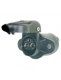 ENCHUFE DE PLÁSTICO 3 POLOS HEMBRAS - 12/24V