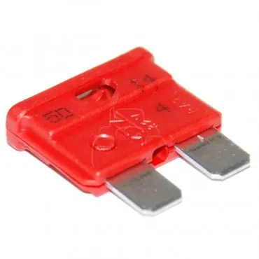 FUSIBLE STD CLAVIJAS PLANAS 10A - ROJO - 25 PZAS