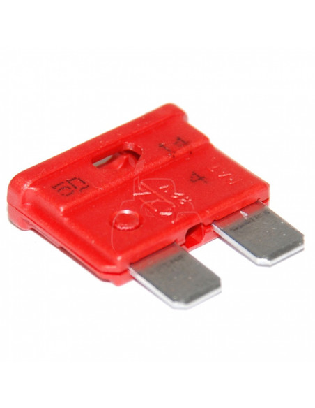 FUSIBLE STD CLAVIJAS PLANAS 10A - ROJO - 25 PZAS