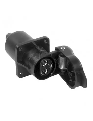 Enchufe de plásticos 3 polos hembras - 12/24 V