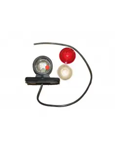 Luz gálibo Led 100 x 48 x 81,5 mm soporte de goma