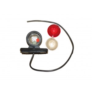 Luz gálibo Led 100 x 48 x 81,5 mm soporte de goma