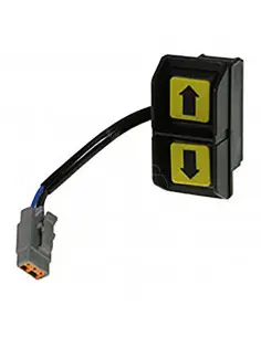 Botón pulsador de doble guardabarros enganche arriba abajo 84320254