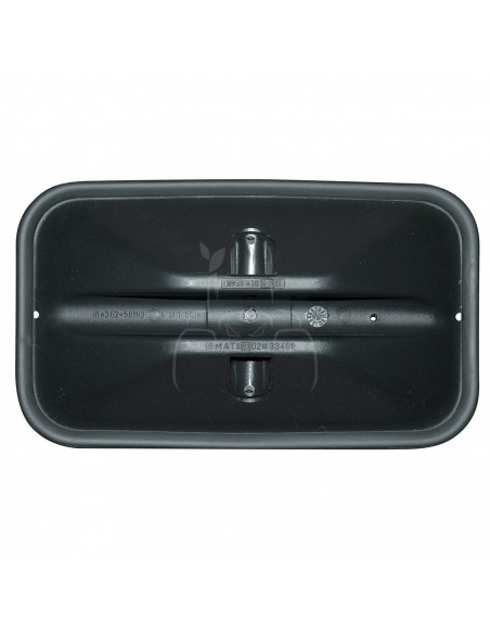 Espejo retrovisor 360 x 210 mm varilla Ø 20 mm curvo