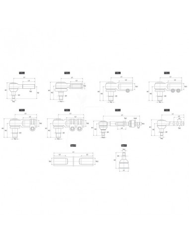 RÓTULA DE DIRECCIÓN + RÓTULA AXIAL