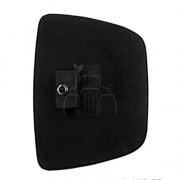 Espejo retrovisor 246 x 182 mm varilla Ø 19 mm plano