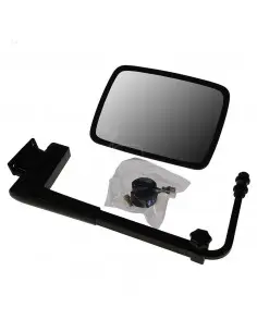 Espejo retrovisor 288 x 214 mm con soporte varilla Ø 24 mm plano izquierdo