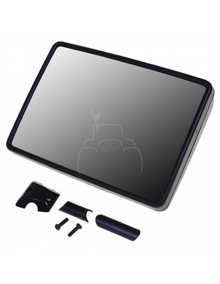 Espejo retrovisor 308 x 255 mm varilla Ø 22 mm plano eléctrico