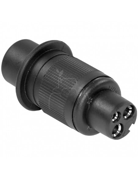 Clavija de plásticos 3 polos hembras - 12/24 v Fendt, Fiat, Ford 1964853C1