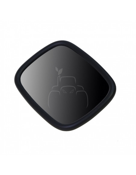 Espejo retrovisor 185 x 135 mm varilla Ø 16 mm plano