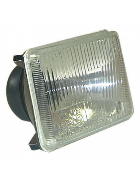 Óptica faro delantero con lámpara H4 tractor Case, John Deere (comprobar info)