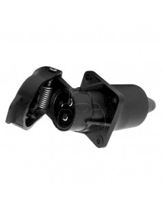 ENCHUFE DE PLÁSTICO 3 POLOS MACHOS - 12/24 V