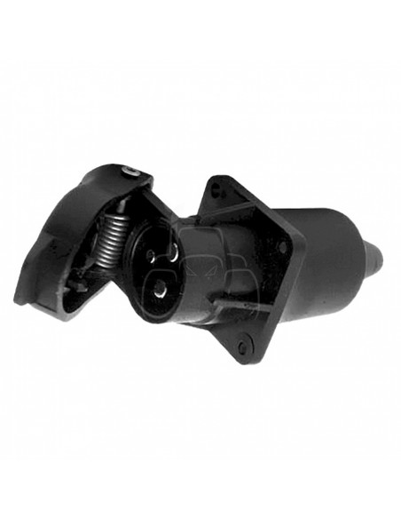 ENCHUFE DE PLÁSTICO 3 POLOS MACHOS - 12/24 V