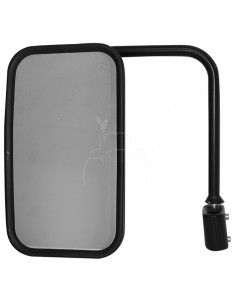 Espejo retrovisor 360 x 209 mm con soporte varilla Ø 25 mm plano izquierdo