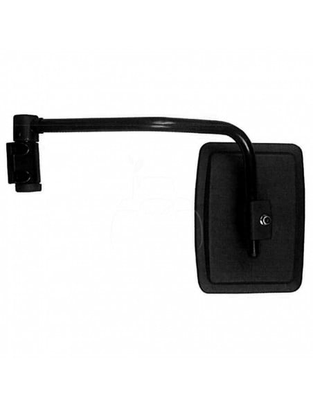 Espejo retrovisor 236 x 180 mm con soporte varilla Ø 20 mm plano derecho