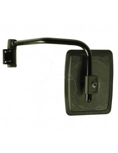 Espejo retrovisor 236 x 180 mm con soporte varilla Ø 20 mm plano izquierdo