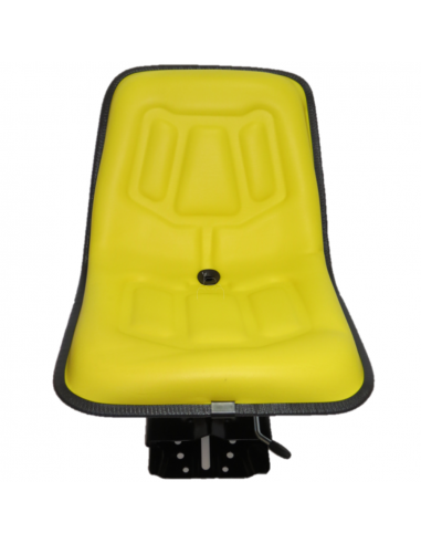 Asiento amarillo para tractor John Deere base inclinada