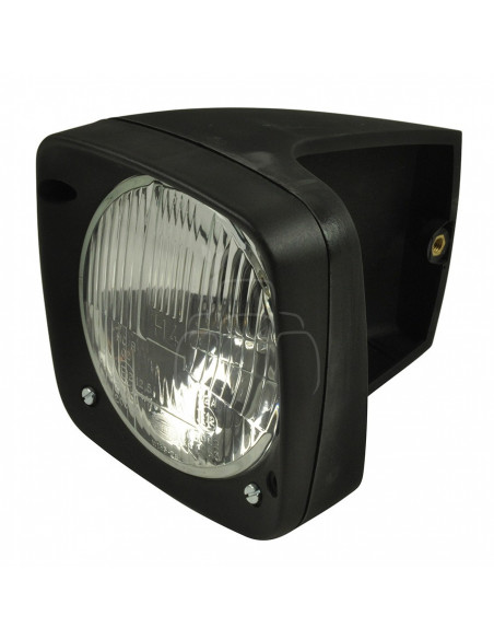 Faro Delantero Derecho de Plástico para Tractores John Deere Series 40 y 50 - Ø 139 mm